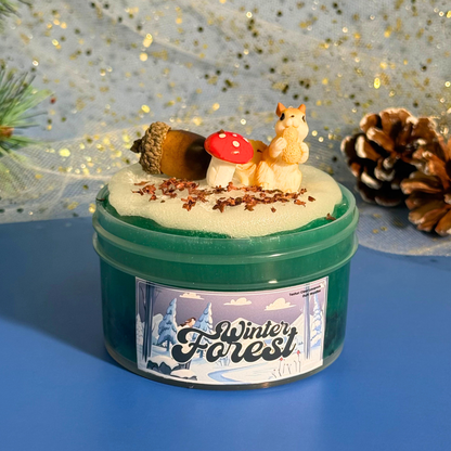 Winter Forest - Lava Rocks Clear Slime