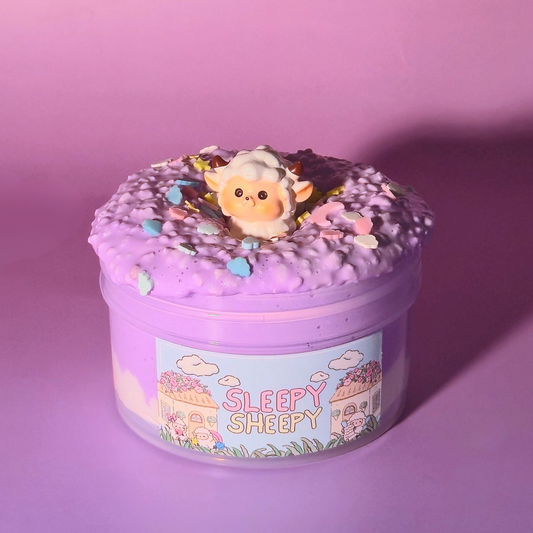 Sleepy Sheepy - Perlite Slime + Clay Mix In