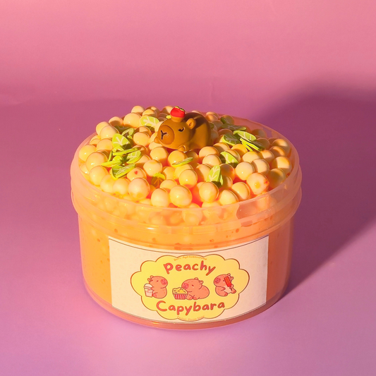 Peachy Capybara - Floam Slime