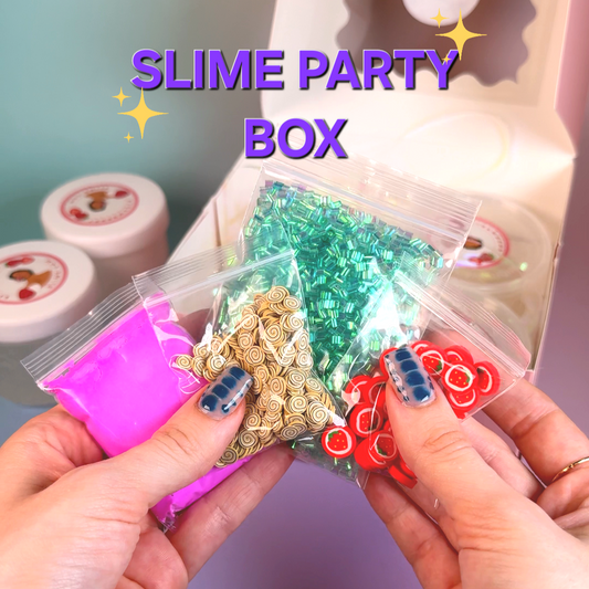 Slime Party DIY Mix Box - Box zum Gestalten von Slimes - ohne Kleber