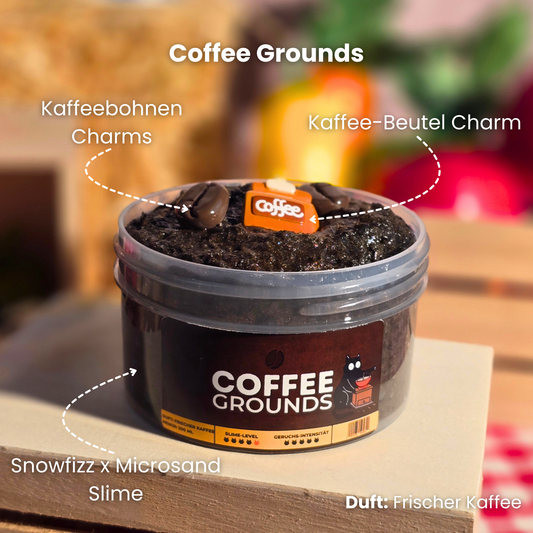Coffee Grounds - Snowfizz x Microsand Slime